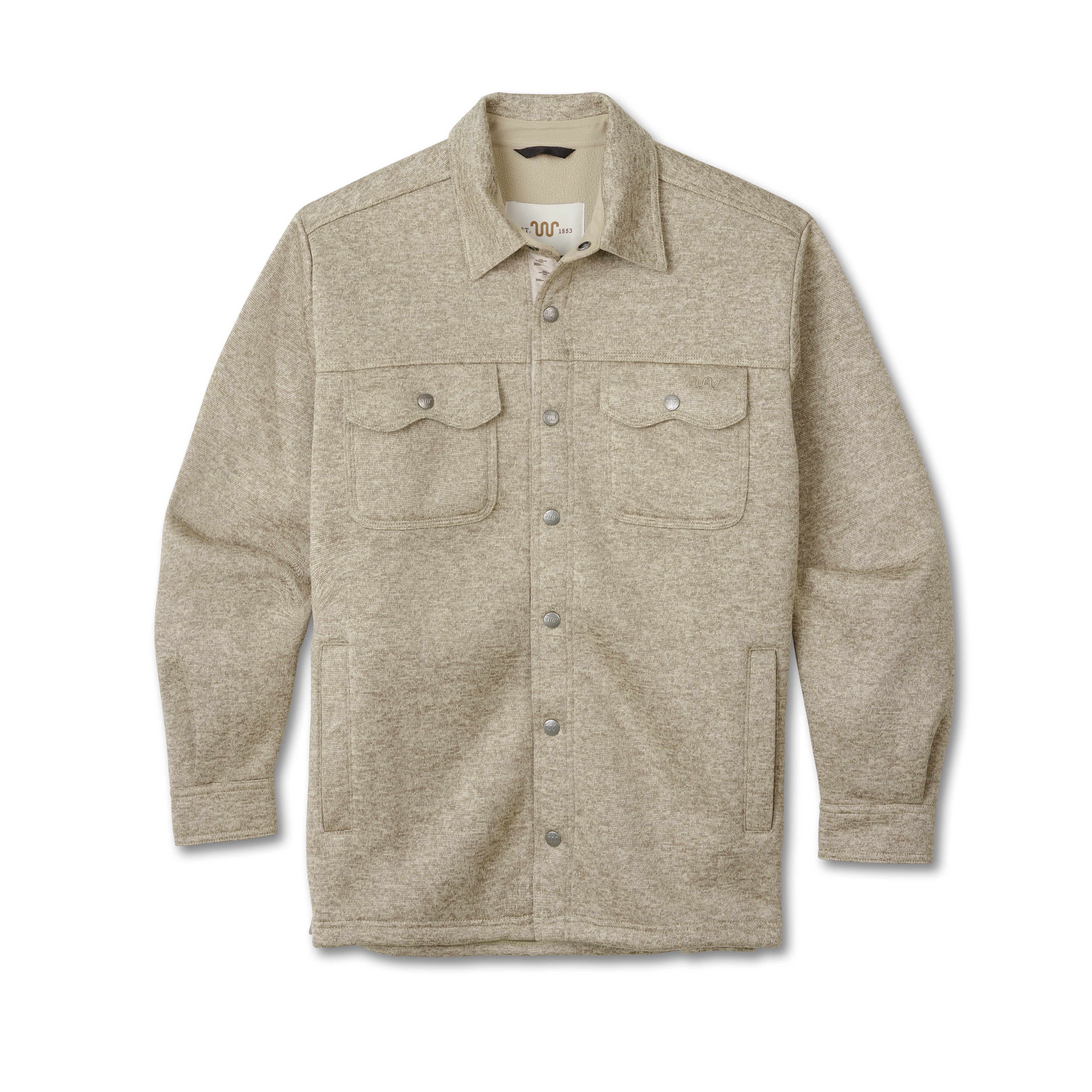 Men's Sweater Fleece Shirt Jacket - Image 7