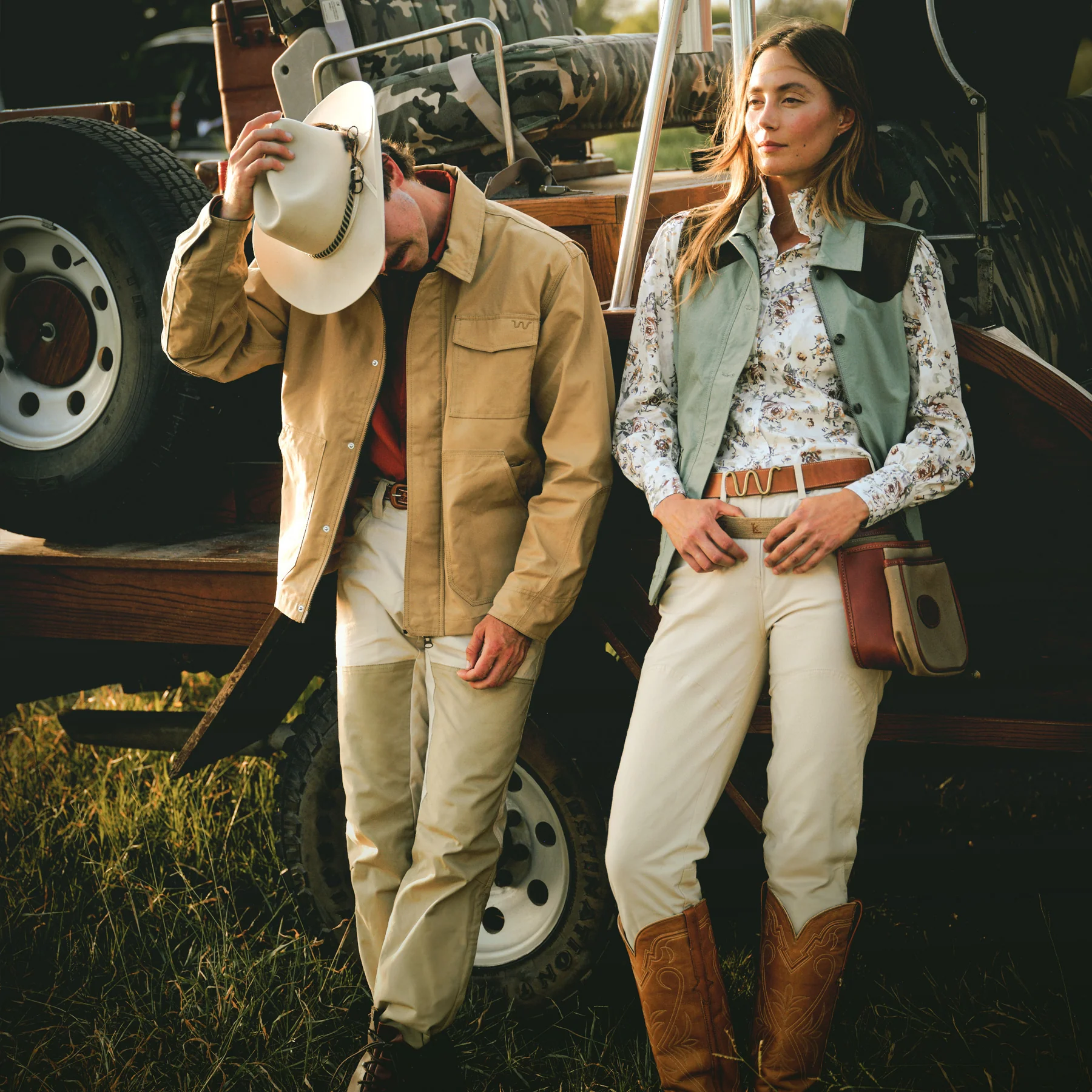 Women's Waxed Cotton Field Vest - Image 5